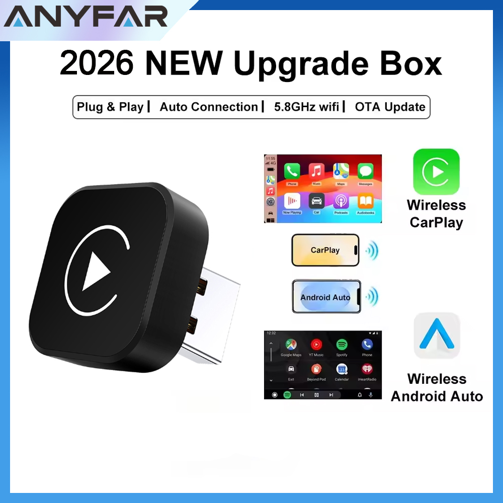 Travel Adapter Universal - Беспроводной адаптер CarPlay 2026, 2-в-1: преобразователь