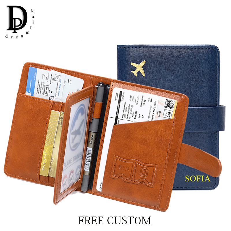 Travel Accessories Passport Holder - Дорожный кошелек для паспорта с буквами