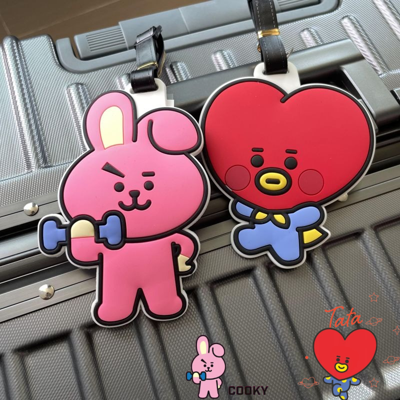 Travel Accessories In Bulk - Милый брелок BT21 с персонажами мультфильмов,