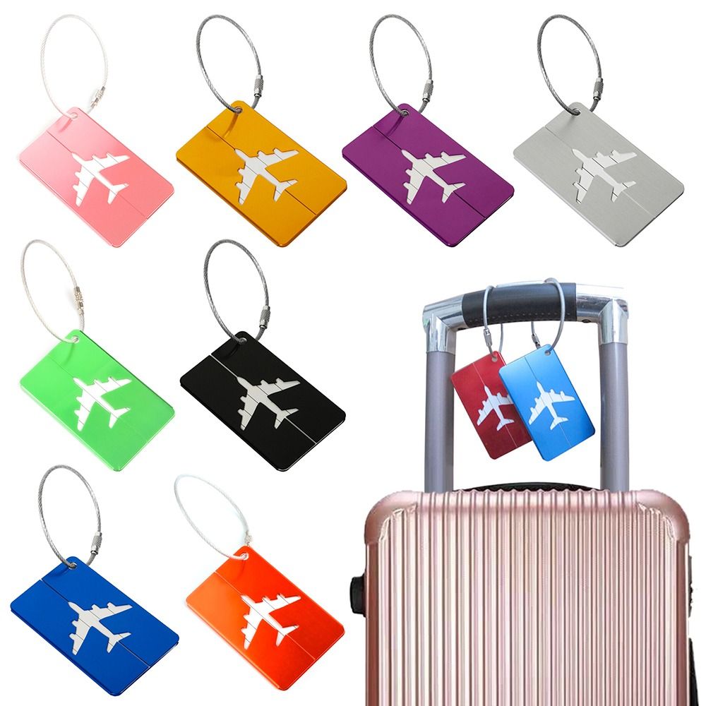 Travel Accessories And Gadgets - Алюминиевые бирки для багажа для путешествий,