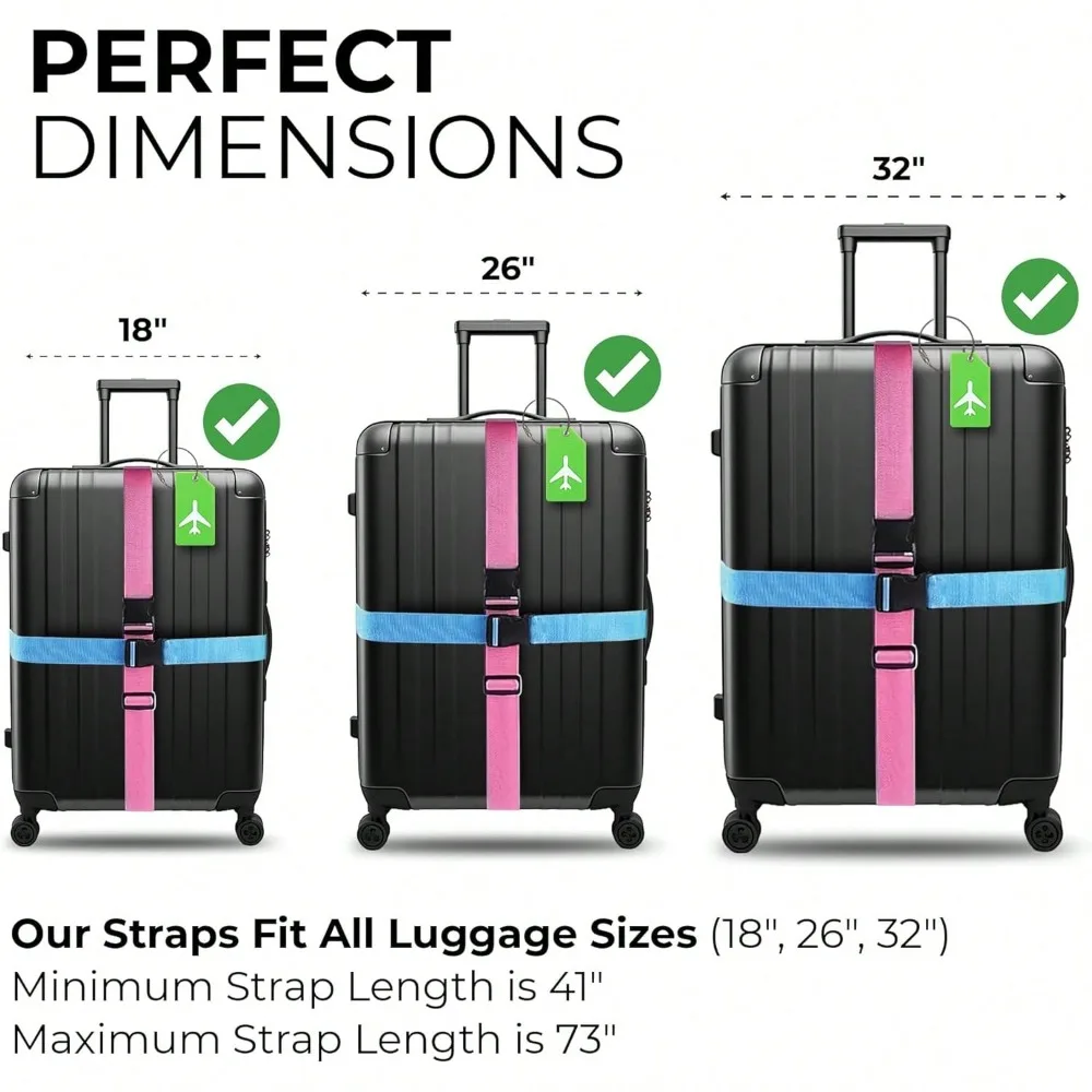 Набор ремней для багажа с бага – обзор и цена Travel Accessories In Bulk