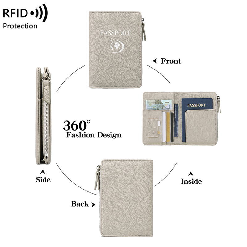 Женский RFID-кошелек для паспо – обзор и цена Travel Accessories Passport Holder