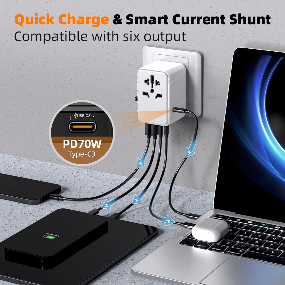 Универсальный сетевой адаптер  – обзор и цена Travel Adapter Universal