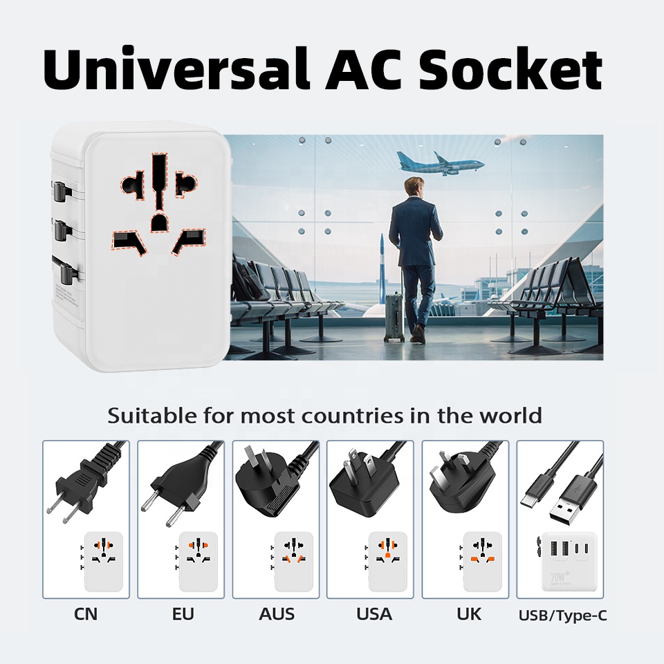 Универсальный сетевой адаптер  – обзор и цена Travel Adapter Universal