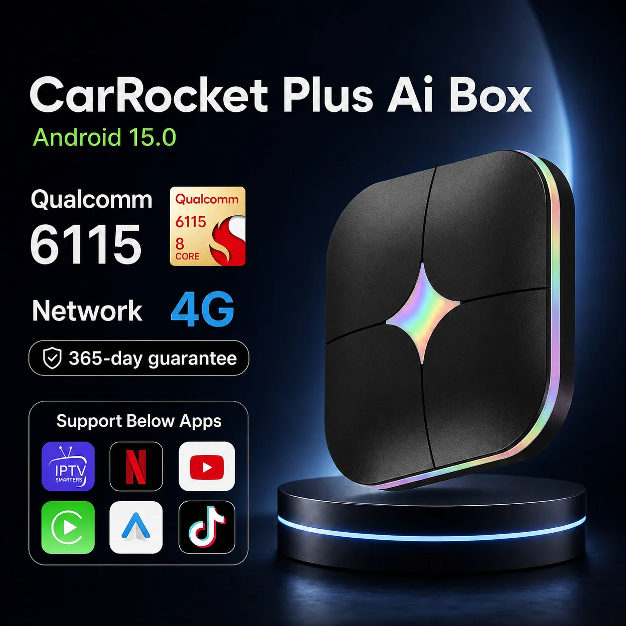 2026 Android 15 CarPlay Ai Box – обзор и цена Travel Adapter Universal