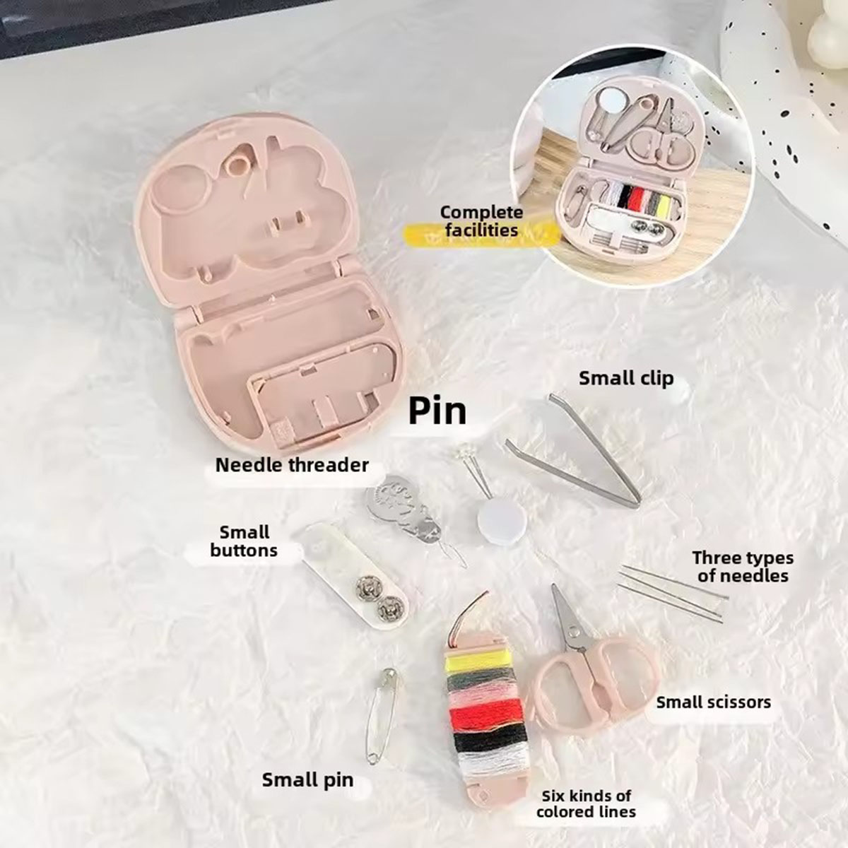 Мини-наборы ручных швейных маш – обзор и цена Travel Accessories Kit For Women